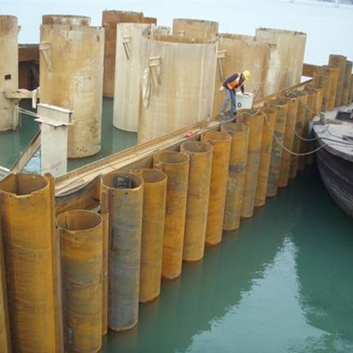 舟山钢护筒现场安装